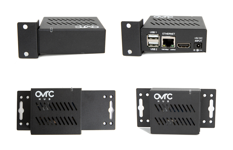 OvrC Hub - Bracket Mounting Options